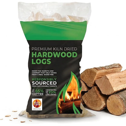 Kiln Dried Hardwood Logs Ready To Burn Firewood For Wood Burners Stoves Pizza Ovens