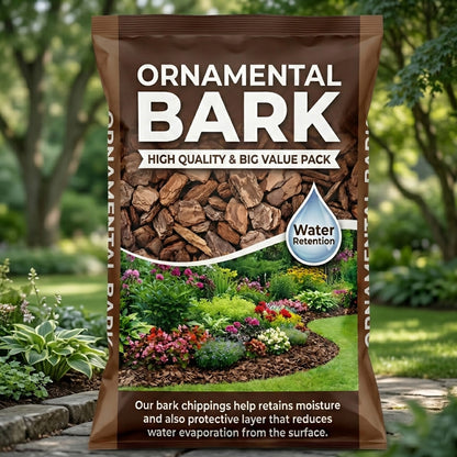 50 Litres Ornamental Bark For Decorative & Landscape Gardening & Paths