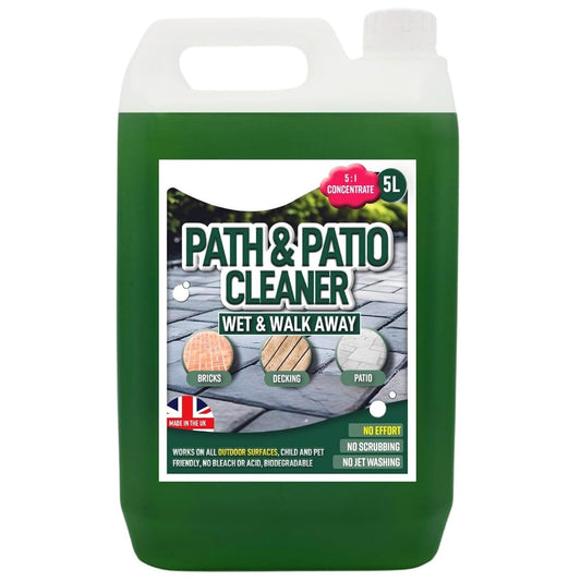 5 Litre Sprayer Bottle & Patio Cleaner Fluid Staining Remover Cleaning Solution