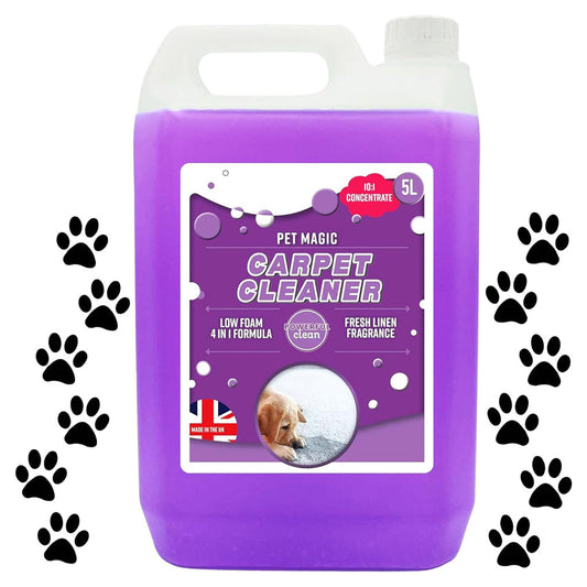 5 Litre Pet Carpet Cleaning Shampoo Tough On Dog Stains
