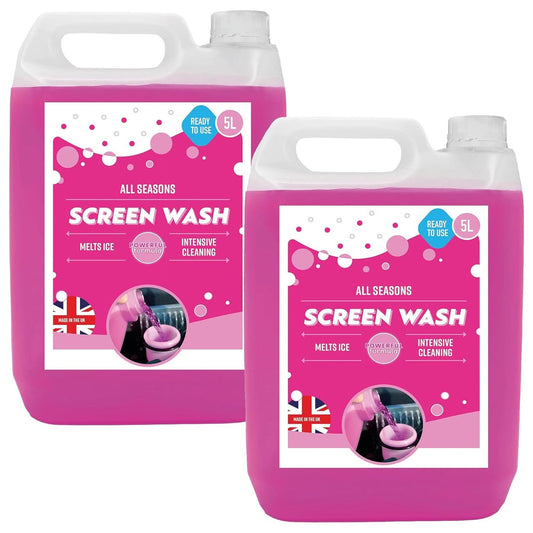 5L Pink Ready To Use All Season Windscreen Screenwash