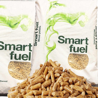 15kg Premium Wood Pellet Fuel High Heat Output Perfect For BBQs, Pizza Ovens & Grills