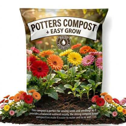Potters Magic Compost Seed Sowing Easy Grow 50 Litres Soil Bags