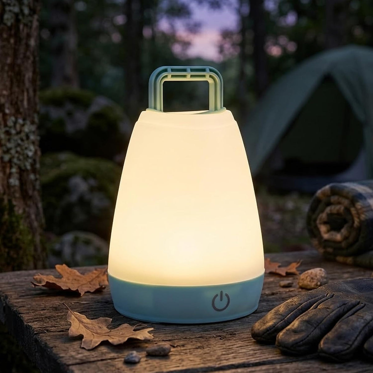 Smart Touch Table Lamp - 3 Brightness Levels Warm Soft Light Dual USB/Battery