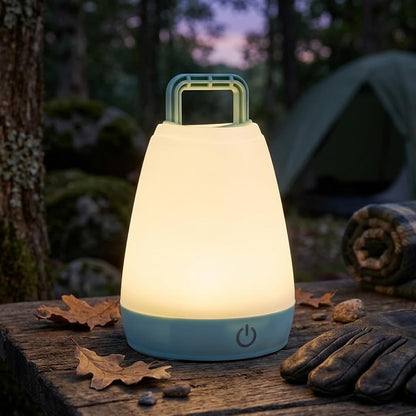 Smart Touch Table Lamp - 3 Brightness Levels Warm Soft Light Dual USB/Battery