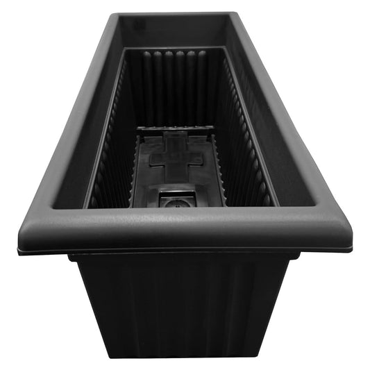 Sovereign Trough 70cm Slate Grey Planters For Home & Garden