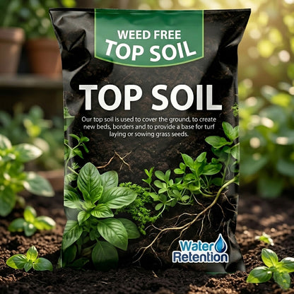 35 Litres Garden Top Soil With Essential Nutrients Ideal For General Planting