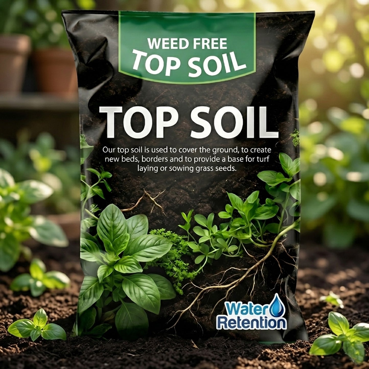 25 Litre Garden Top Soil With Essential Nutrients
