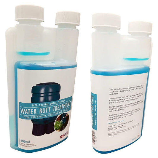 Natural Wildlife Friendly Water Butt Treatment Cleaner UV Blocker Prevents Green Water & Algae