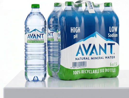 1.5 Litre Natural Mineral Still Water Screwcap Grab & Go Hydration Hand Water Bottles In Packs Of 6