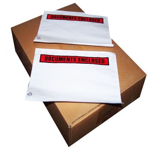 A7 Printed Document Enclosed Wallets (100 x 112mm)