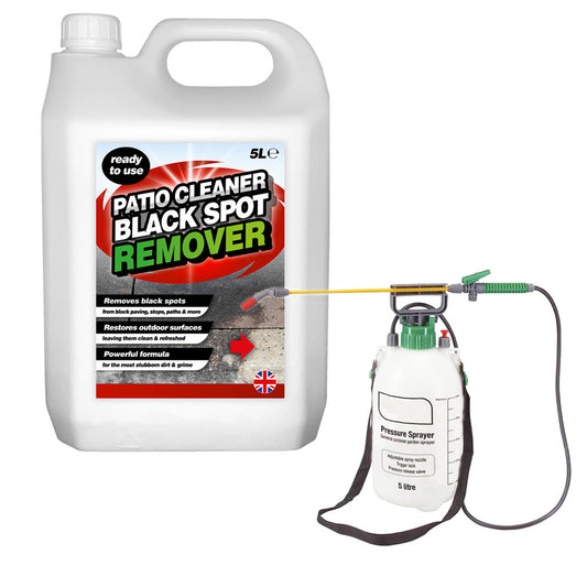 5L Pressure Sprayer & Black Spot Remover