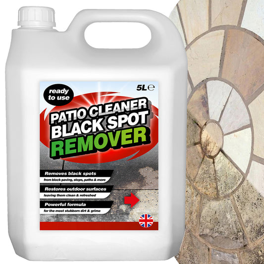 5L Black Spot Remover & Eliminator Ideal For Patios & Block Paving